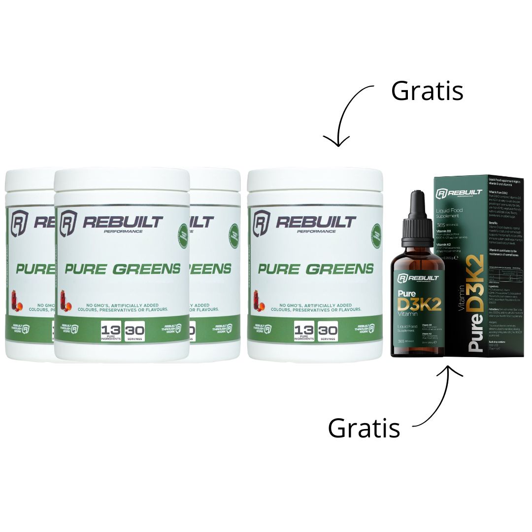 Køb 3 få 4 Greens + Gratis D3K2