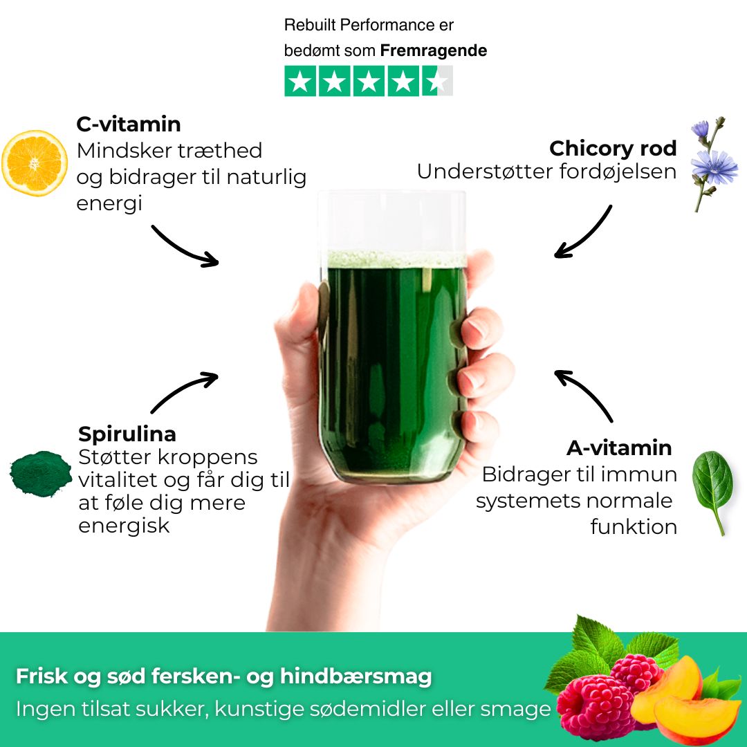 Køb 3 få 4 greens + gratis shaker