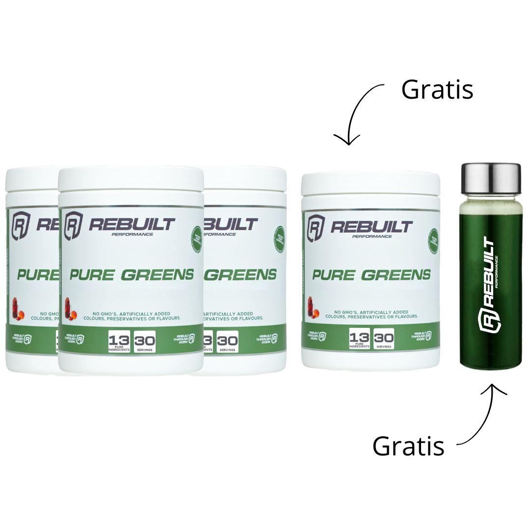 Køb 3 få 4 greens + gratis shaker