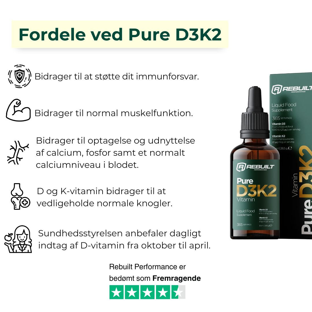 Køb 3 få 4 Greens + Gratis D3K2
