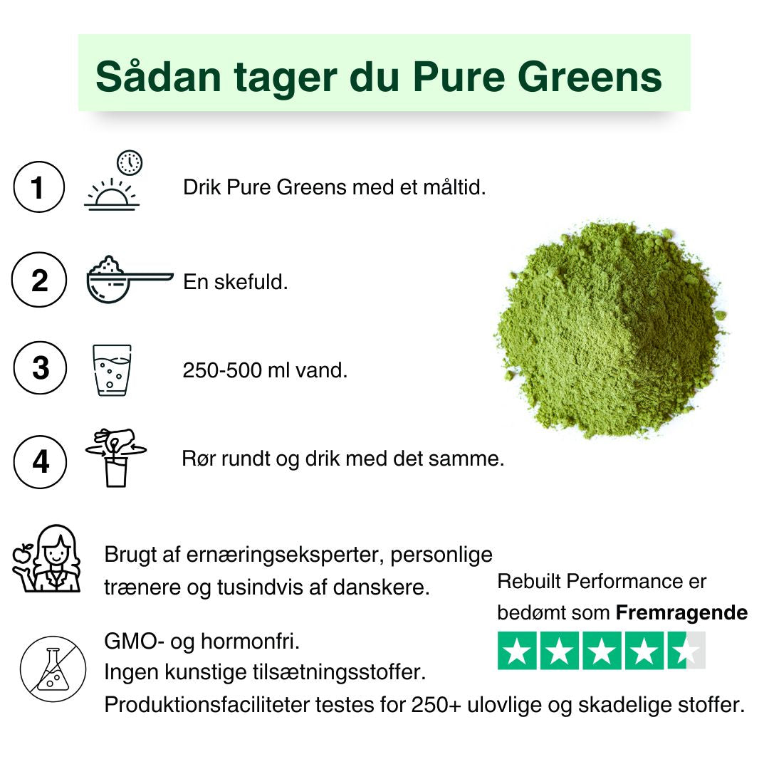 2 Pure Greens + Gratis Premium Shaker